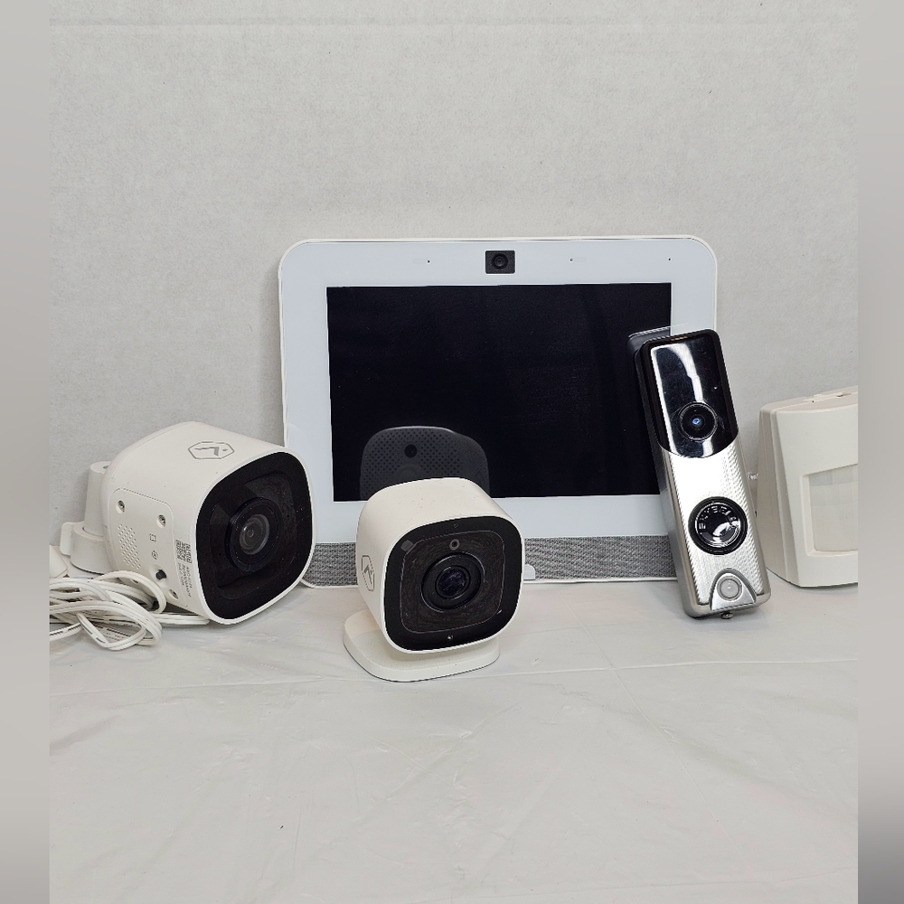 ADT Home Security System with White Equipment